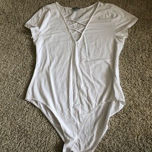 Charlotte Russe White Bodysuit